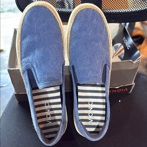 Vionic Denim Blue Casual Slip-Ons